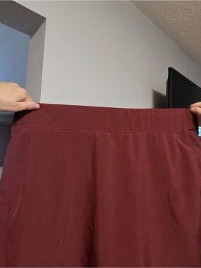 Active Zone Red Activewear Skort Shorts Deep Wine Burgundy Penningtons Size XL